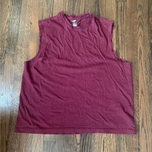 Simply for sports men’s maroon tank top